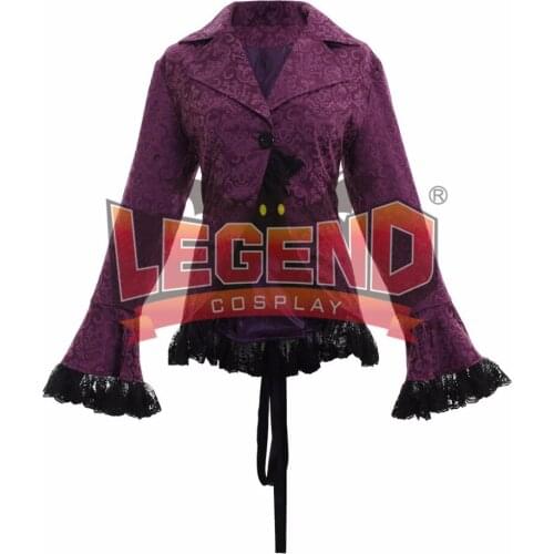 Red Womens Victorian Vintage Gothic Steampunk costume lace up shirt top custom made