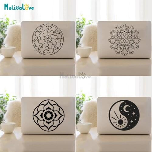 Small Size 27 Style Mandala Flower Decal Yoga Studio Bedroom Headboard Home Decor Removable Vinyl Wall Art Stickers BB000