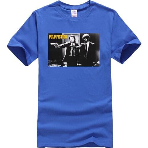 Funny Print Pulp Fiction The Leon Mens T-Shirt 2020 Summer New Tops Hip Hop Cotton Male Tee Shirt Harajuku High Quality T-Shirts