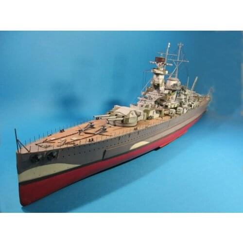 1:200 Scale German Cruiser Admiral Graf Spee DIY Handcraft Paper Model Kit Puzzles Handmade Toy DIY