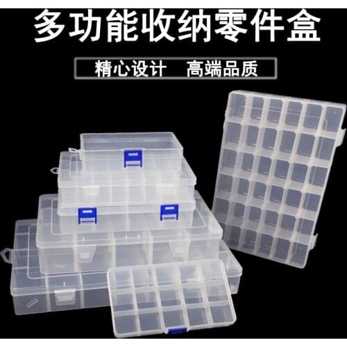 New 10 Slots Cells Colorful Portable Jewelry Tool Storage Box Container Ring Electronic Parts Screw Beads Organizer Plastic Case