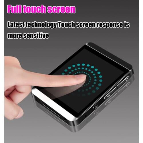 Original RUIZU M5 Sport Bluetooth MP3 Player 8gb Clip Mini Full touch screen Support FM,Recording,E-Book,Clock,Pedometer