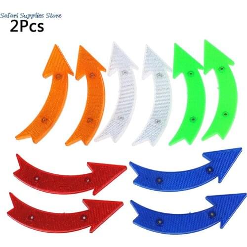 MTB Road Bike Bicycle Reflector Cycling Arrow Shape Safe Warning Accessories