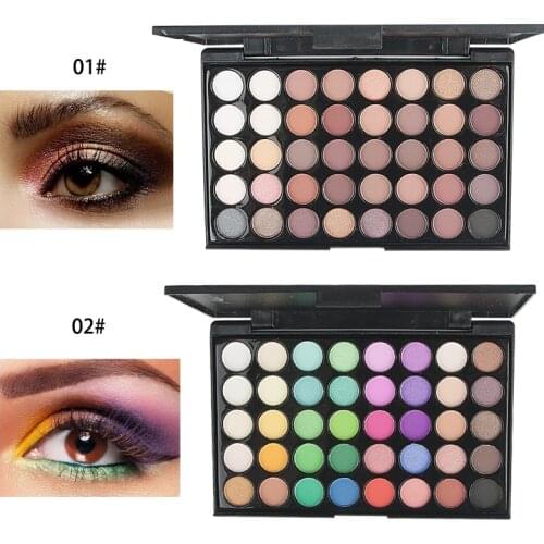 Makeup Eyeshadow Pallete makeup 40 Color Shimmer Pigmented Eye Shadow Palette Make up Palette maquillage