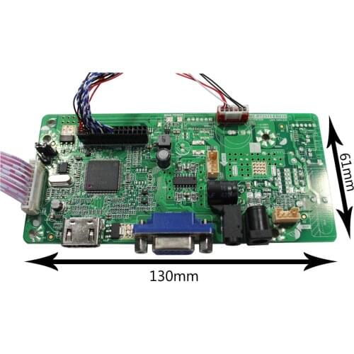 HD MI VGA LCD Controller Board Compatible Work With 12.1inch 1280X800 LTN121AT09