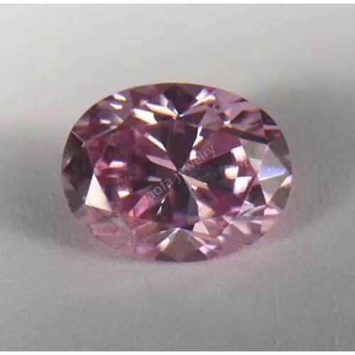 Sale 5x7~10x12mm 5A Loose Oval Shape Brilliant Cut Pink Color Moissanites Stone Lab Grown Moissanites Diamonds Gemstones For DIY