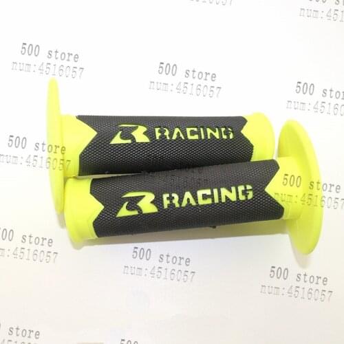 Yellow Colors 24mm 22mm grips HANDLE BAR Universal Motorcycle Handle Bar Motorbike Handlebar Grips for Honda Suzuki Kawasak