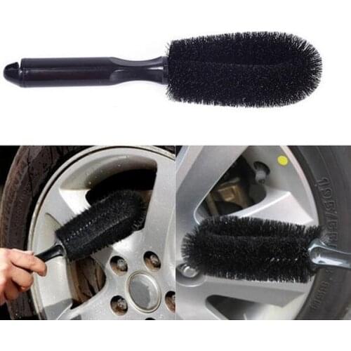 Car Rim Scrubber Wheel Brush Cleaner Dust Remover Plastic Car Cleaning Tool Goods For Motorcycle Truck Caravan Tire Household