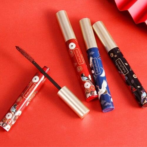Classic Chinese Style Mascara Curling Long-lasting Waterproof Sweat-proof Small Head Color Eye Mascara Makeup