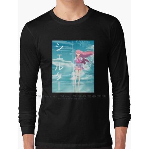 Shelter ( Rin ) Long Sleeve T Shirt 100% Pure Cotton Big Size Rin Shelter Rin Shelter Robinson Robinson Anime Anime Kawaii Edm