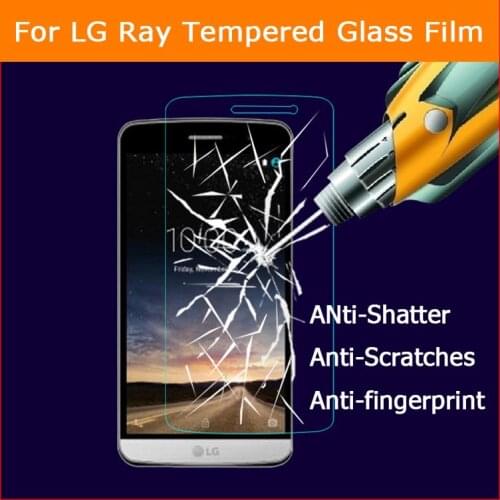 Ultra-thin 0.3mm 2.5D 9H Anti-shatter Tempered Glass film for LG Ray 5.5" Explosion-proof screen protector HD lcd glass films