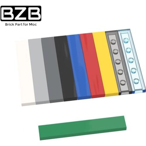 10pcs BZB MOC 6636 1x6 Light Panel Creative Building Block Model Kids DIY High-tech Brick Parts Toys Best Gifts