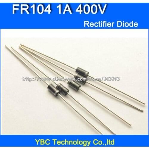 1000pcs/lot FR104 1A/400V Fast Recovery Rectifier Diode