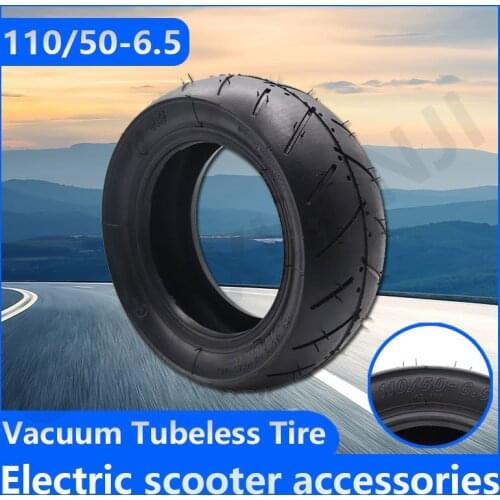 110/50-6.5 Tubeless Tyre 110/50-6.5 Rear Vacuum Tire for 47cc/49cc Mini Pocket Bike Gas Electric Scooter Front/rear Tire