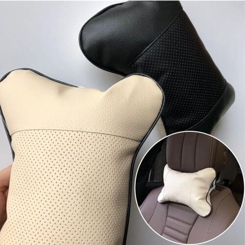 2pcs Car Neck Pillow Perforating Design case for Kia Carens Ceed Mohave OPTIMA Borrego SHUMA CADENZA KX3 KX5