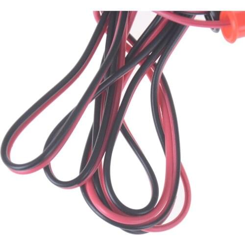 4mm Lantern Plug to Test Hook Clip Probe Test Leads Wire Cable for Digital Multimeter Multi Meter Tester Equipment
