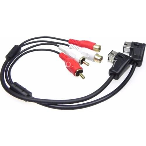 5pcs/lot High Quality Car Audio CD/DVD Dedicated Audio Input Line AUX Line P01P99 Cable electronic AUX cable free shipping