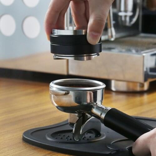 51/53/58mm Three-Head Coffee Leveler Fits Coffee Distributor Tamper Adjustable Depth Professional Espresso Hand Tampers