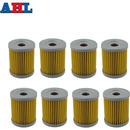 8Pcs Motorcycle Engine Parts Oil Grid Filters For YAMAHA YP400 YP 400 MAJESTY 400 YP400MAJESTY 2004-14 Motorbike Filter