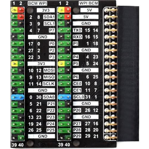 Raspberry Pi 400 GPIO Header Adapter, Header Expansion, 2x 40PIN Header, Designed for Raspberry Pi 400