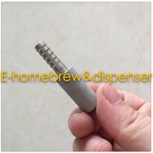 Free shipping Homebrew Diffusion Stone -2 Micron and 0.5 Micron Oxygen Stone, Kegging Homebrew Carbonation , 1/4"Barb