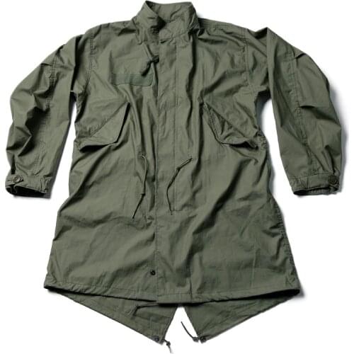 Bronson M-65 Fishtail Parka Shell Korean War Windbreak Coat Military Uniform
