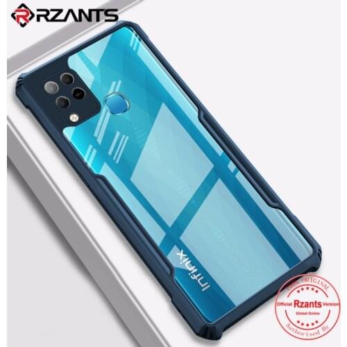 Rzants For Infinix Hot 10S Infinix Hot 10 Play Hot 10 Lite Case Hard Shockproof Camera Protection Slim Funda Cover Clear Casing