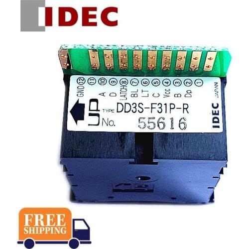 IDEC SWITCH DD3S-F31P-R Red Positive Logic Digital Tube