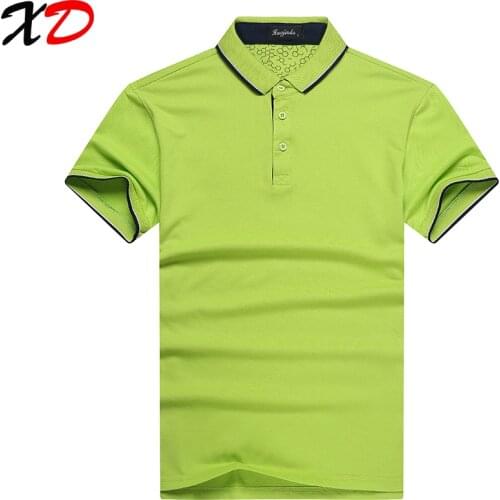 NewBrand Mens Polo Shirt Men Cotton Short Sleeve solid blue shirt Pure color Brands jerseys Mens Shirts work wear business polo