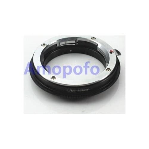 AMOPOFO for Leica M LM L/M lens to Nikon F mount Adapter D7100 D750 D810 D610