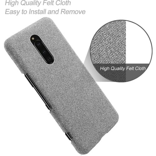 Anti-slip Ultra Thin Fabric Cloth Case for Sony Xperia 1 Anti-Drop Phone Bag Cover for sony Xperia 1 Xperia1 XZ4 XperiaXZ4 Capa