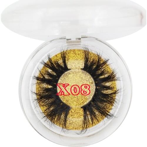 Wholesale lashes mink 25mm long Fake eyelashes fluffy lash lift Handmade Dramatic fake eyelash women Cosmetics Female makeup