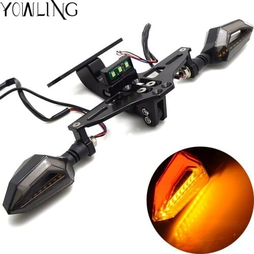 Motorcycle Rear License Plate Frame Number Plate Holder For Honda Cbr 600 F2 F3 F4 F4i 900 YZF R1 R3 R6 R15 R25 FZ6 MT-07 MT 07