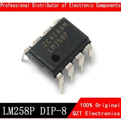 10pcs/lot LM258P DIP8 LM258 DIP LM258N DIP-8 new and original IC In Stock