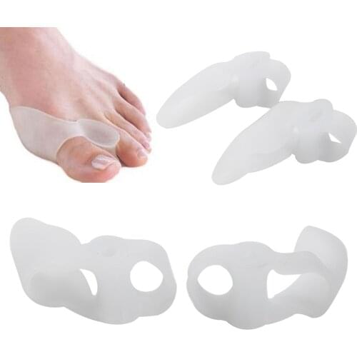2PCS=1Pair Nice for Big Toe Separator Hallux Valgus Bunion Corrector Orthotics Pedicure Feet Bone Thumb Adjuster Correction