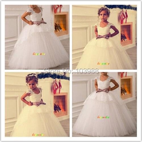 2018 classic flower girl DRESS-OCCASION-PARTY-BRIDESMAID-WEDDING-FORMAL-WEAR!! Cute and Lovely !little brides! sizes from 2-14