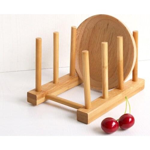 8/2 Layer Bamboo Kitchen Cabinet Dish Drain Rack Dish/ Plate/ Bowl/ Cup Rack Tableware Storage Rack Organizer