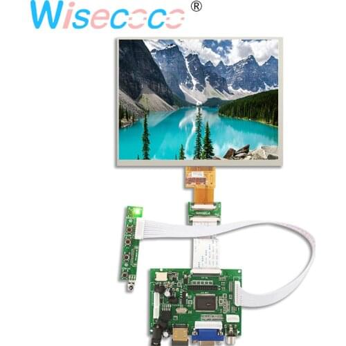 8 inch LCD display screen 1024*768 tablet HJ080IA-01E HE080IA-01D Control Driver Board Audio For Raspberry pi 3B 2 1 VGA AV