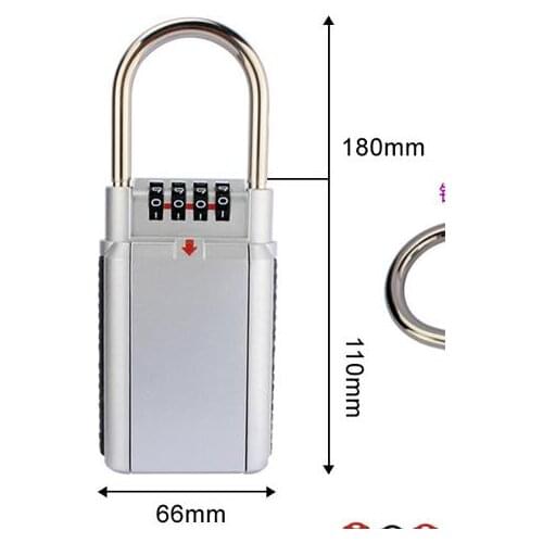 Free Shipping Metal Machinery Password Door Lock Key Storage Box Box