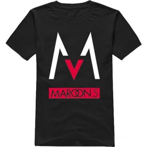 Free Shipping mens t shirts fashion 2020 band Maroons 5 men t shirt rock band short sleeve tshirt hip hop cotton tee shirts