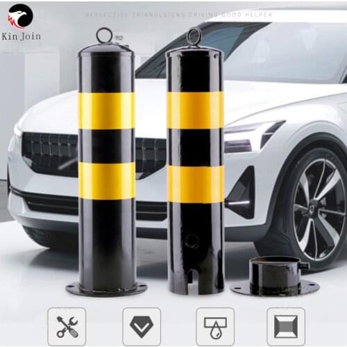Safety Protection Steel Pipe Warning Iron Column Isolation Pile No Parking Roadblock Anti-Collision Guardrail
