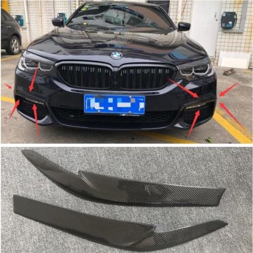 New high quality bumper front lip trim fog lamp headlights For BMW 5 Series G30 G38 530Li 528 Li 2018 2019 2020 2021 2022