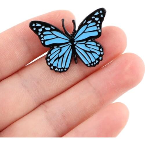 DZ2470 butterfly Collection Enamel Pins for Clothes Badges on Backpack Lapel Pin Decoration Gifts for Woamn Jewelry Accessories