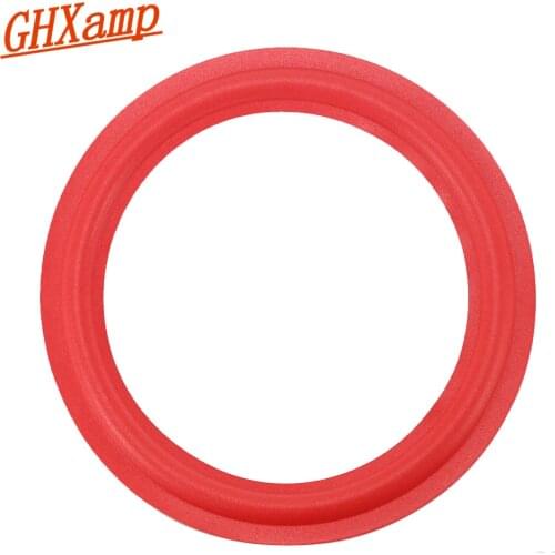 GHXAMP 2PCS Red Speaker Foam Surround Subwoofer 6.5 INCH 8 INCH 10 INCH 12 INCH Woofer Speaker Repair DIY part Sponge ring Side