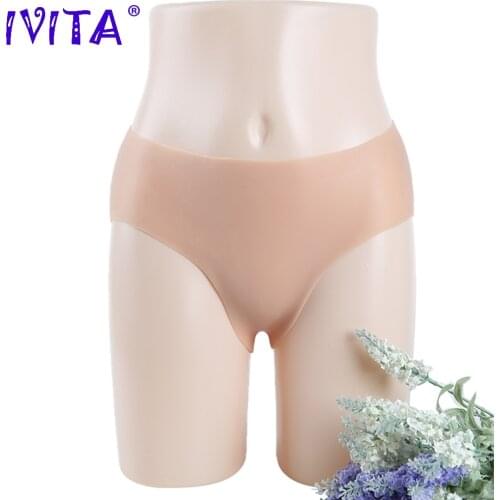 IVITA 580g Hot Sale Silicone Hip Pants Padded Buttock Enhancer Shaper Sexy Panty Fake Ass Push Up Crossdresser Underwear Gift