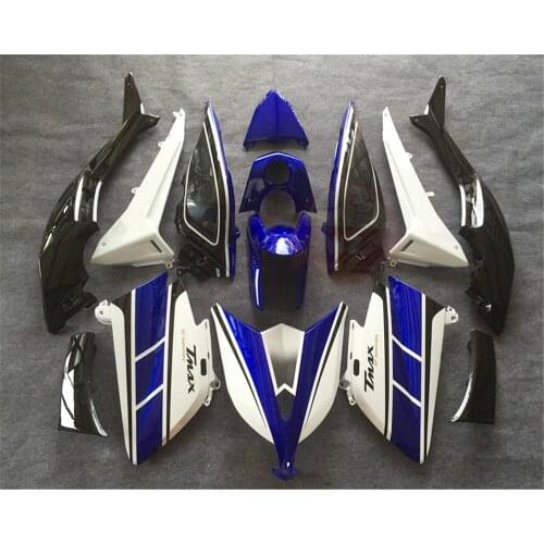 For Yamaha TMAX 530 TMAX530 T-max 530 2012 2013 2014 12 13 14 Motorcycle parts ABS injection body blue and white fairing kit