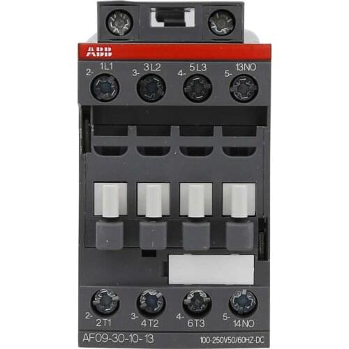 ABB 3-ploe contactors AF series AC/DC 1NC or 1NO 50HZ/60HZ 100V~250V DC 100V-250V 9A 4kw AF09-30-10-13 AF09-30-01-13