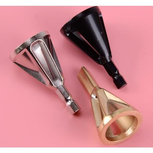 LETAOSK Stainless Steel Hex Shank Deburring External Chamfer Drill Bit Remove Burr Repair Hand Tools Grinding