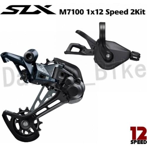 Shimano 1x12-speed SLX M7100 MTB Groupset Right Shifting Lever w/o display + Rear Derailleur SGS Kits