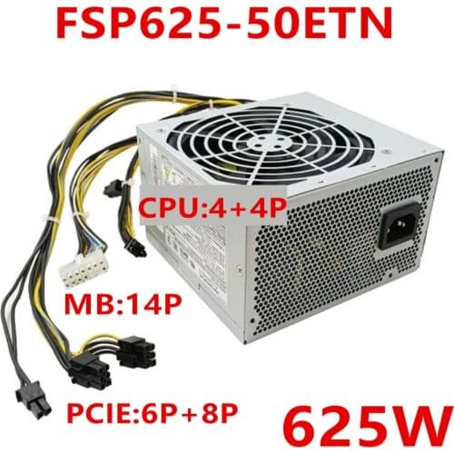 New Original PSU For Lenovo P410 P520C 14Pin 625W Power Supply FSP625-50ETN FSP500-50ETN HK380-16FP FSP280-40PA PS-4281-02